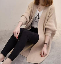 Load image into Gallery viewer, 3xl plus big size sweater women spring autumn winter 2020 feminina outfit new loose knit cardigan sweater coat female Q213