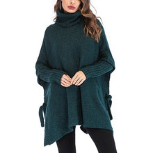 Load image into Gallery viewer, Fashion Oversized Turtleneck Long Knit Sweaters Women Loose Plus Size Knitted Pullovers Winter Office Ladies Pink Sweaters
