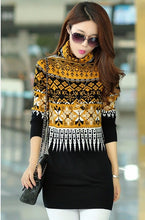 Load image into Gallery viewer, HanOrange 2019 Autumn Winter Plus Size Turtleneck Korean Slim Thicken Long Women Female Warm Wool Sweater S M L XL XXL XXXL

