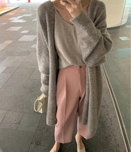 Load image into Gallery viewer, Mozuleva Elegant Long Sweater Cardigan Women Long Sleeve Oversized Ladies Outwear Jumper Coat Winter Open Stitch Sweater Coat
