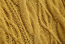 Load image into Gallery viewer, Loose knitted pullover yellow sweater women o-neck autumn winter casual female jumper Streetwear ladies top overalls 2019
