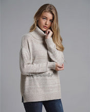 Load image into Gallery viewer, Women's sweater autumn and winter new solid color loose warm high collar sweater female 2019 temperament pullover
