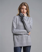 Load image into Gallery viewer, Women's sweater autumn and winter new solid color loose warm high collar sweater female 2019 temperament pullover
