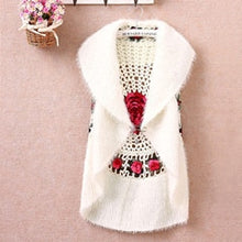 Load image into Gallery viewer, Hot sale New Fashion High Quality Autumn Winter women's crochet cape vest sweater outerwear  casual cardigan women sweater 1210
